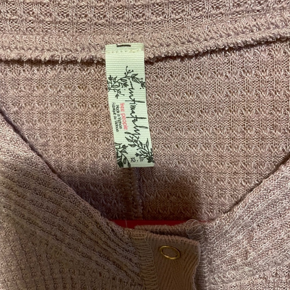 FP Movement by Free People Dusty Pink Long Sleeve Top - Picture 4 of 5